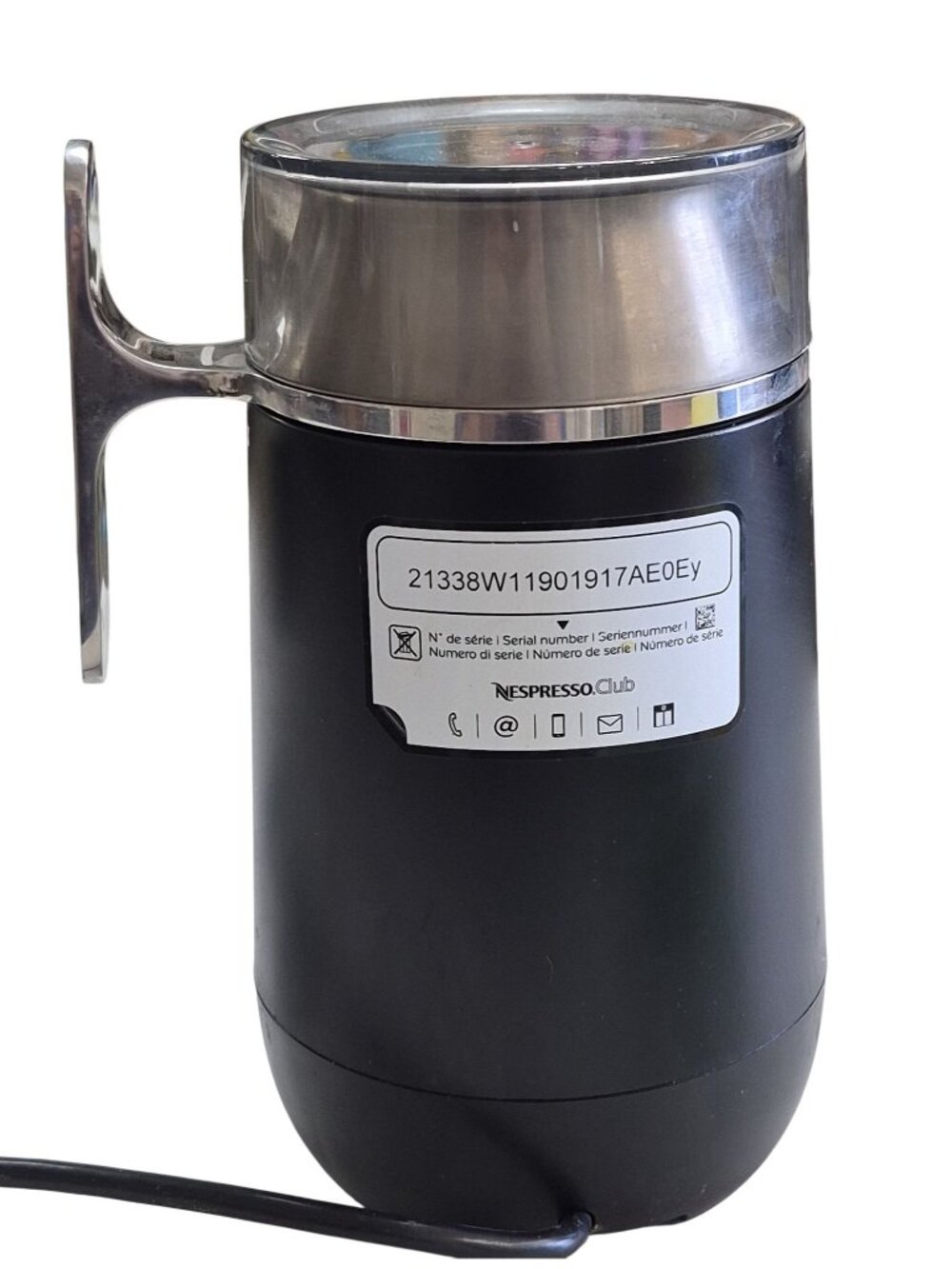 Nespresso Barista Recipe Maker Black 120V 860W Perfectly Frothed Milk & Coffee - Picture 3 of 9